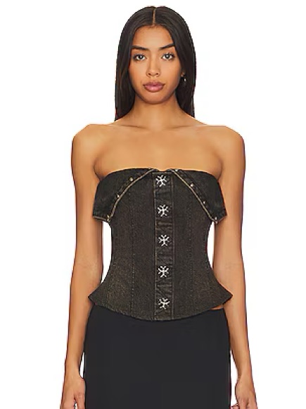 Miaou Scarlett Corset In Ochre